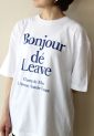 アカウント（ Account in Paris）オーバーサイズロゴTシャツ／ホワイト