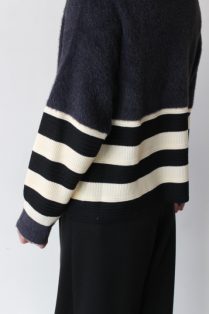 SHEENA ニット ハーフジップクロップド丈ニットプルオーバー レディース : ZOZOTOWN Yahoo!店 - 通販 -  Yahoo!ショッピング