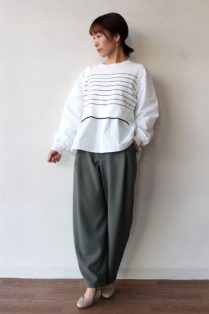 アンナケリー（Anna Kerry)カーブパンツ／カーキ - 15,180円