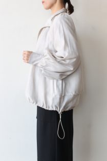ディニテコリエ パックレイヤードラスターブルゾン 80241219 グレー F Dignite collier 【Dignite collier】ディニテコリエ/パック