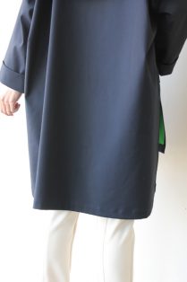 PASSIONE パシオーネ（PASSIONE）バイカラーフーデットコート