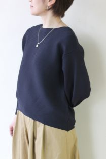 ルクールブラン（le.coeur blanc）横リブボリュームスリーブ