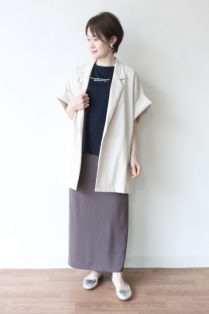 ディニテコリエ(Dignite Collier）ビッグスリーブレスジャケット