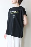 アリエス（ARIES）フレンチスリーブロゴT シャツ／ブラック