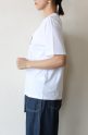 エスペラック（Espeyrac）パールロゴTシャツ／ホワイト