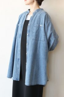 カフネ（CAFUNE）ビックデニムシャツ／ブルー - 15,400円 | 通販