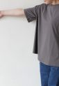 アンナケリー（Anna Kerry）ハーフスリーブ★Ｔシャツ／チャコール
