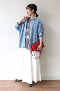 Dignite Collier シアーデニムワイドシャツ Dignite Collier シアーデニムワイドシャツ（シャツ/ブラウス