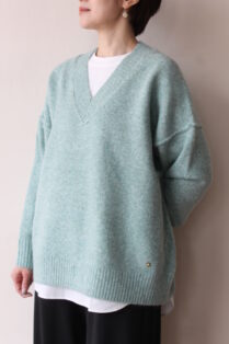 Dignite collier . Ｖネック リブ ニット プルオーバー エリートストレッチVネックニット Dignite collier | KURUKURU苦楽園店
