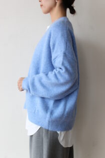 ディニテコリエ(Dignite Collier）インナーセットカーデ／ブルー