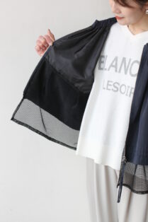 ディニテコリエ(Dignite Collier）メッシュレイヤードブルゾン