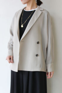 ディニテコリエ メッシュドルマンジャケット 18700円 新品未使用タグ付 今期 ディニテコリエ(Dignite Collier）ドルマンシャツジャケット／ベージュ