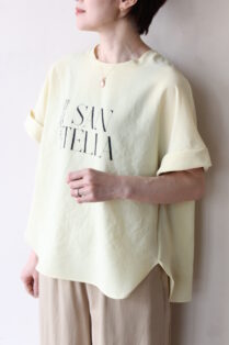 ディニテコリエ（Dignite Collier） 裾ラウンドプリントT 186408655.jpg?cmsp_timestamp=