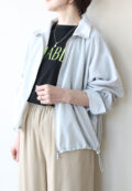 ディニテコリエ(Dignite Collier）ジップアップBLマシーンウオッシャブルブルゾン／グレー