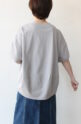 マリードール（MARIED'OR）立体刺繍後切替え五分袖プルオーバー／グレー