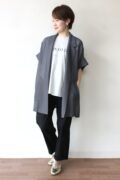ディニテコリエ(Dignite Collier）メッシュ半袖ジャケット／スミクロ
