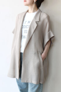 ディニテコリエ(Dignite Collier）メッシュ半袖ジャケット