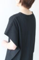 シロデラボンテ（siro de labonte）ハートタックスリーブＴシャツ／ブラック×ピンク