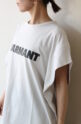 シロデラボンテ（siro de labonte）CHARMANTタックスリーブＴシャツ／エクリュ×ブラック