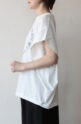 シロデラボンテ（siro de labonte）ハートタックスリーブＴシャツ／オフ×モカ