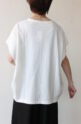 シロデラボンテ（siro de labonte）ハートタックスリーブＴシャツ／オフ×モカ