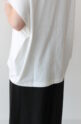 シロデラボンテ（siro de labonte）ハートタックスリーブＴシャツ／オフ×モカ