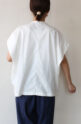 シロデラボンテ（siro de labonte）タックスリーブＴシャツ（ロゴなし）／オフ