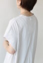 シロデラボンテ（siro de labonte）タックスリーブＴシャツ（ロゴなし）／エクリュ