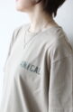 ディニテコリエ(Dignite Collier）AMICALロゴ吸水速乾Tシャツ／ベージュ
