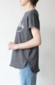 ディニテコリエ(Dignite Collier）Laughts ２wayTシャツ吸水速乾／チャコール