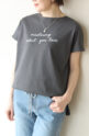 ディニテコリエ(Dignite Collier）Laughts ２wayTシャツ吸水速乾／チャコール