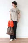 ディニテコリエ(Dignite Collier）Laughts ２wayTシャツ吸水速乾／ベージュ