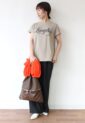 ディニテコリエ(Dignite Collier）Laughts ２wayTシャツ吸水速乾／ベージュ