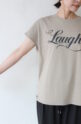 ディニテコリエ(Dignite Collier）Laughts ２wayTシャツ吸水速乾／ベージュ