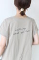 ディニテコリエ(Dignite Collier）Laughts ２wayTシャツ吸水速乾／ベージュ