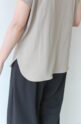 ディニテコリエ(Dignite Collier）Laughts ２wayTシャツ吸水速乾／ベージュ