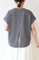 ディニテコリエ(Dignite Collier）木漏れ日Tシャツ／チャコール