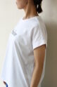 ディニテコリエ(Dignite Collier）ロゴフレンチＴシャツ／オフ