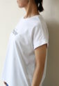 ディニテコリエ(Dignite Collier）ロゴフレンチＴシャツ／オフ