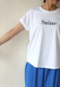 ディニテコリエ(Dignite Collier）ロゴフレンチＴシャツ／オフ