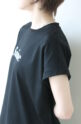 ディニテコリエ(Dignite Collier）ロゴフレンチＴシャツ／ブラック