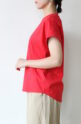 ディニテコリエ(Dignite Collier）ロゴフレンチＴシャツ／レッド