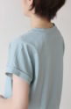 ディニテコリエ(Dignite Collier）ロゴフレンチＴシャツ／ブルーグレー