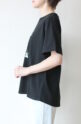 ロージー（ROSIEE）女の子柄プリントＴシャツ／ブラック