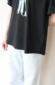 ロージー（ROSIEE）女の子柄プリントＴシャツ／ブラック