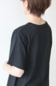 ロージー（ROSIEE）女の子柄プリントＴシャツ／ブラック