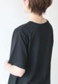 ロージー（ROSIEE）女の子柄プリントＴシャツ／ブラック