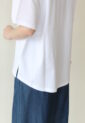 アンナケリー（Anna Kerry）同色星刺繍Ｔシャツ／オフ