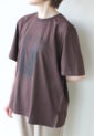 ロージー（ROSIEE）ニューヨーク街並みプリントＴシャツ／ブラウン