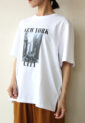 ロージー（ROSIEE）ニューヨーク街並みプリントＴシャツ／オフホワイト
